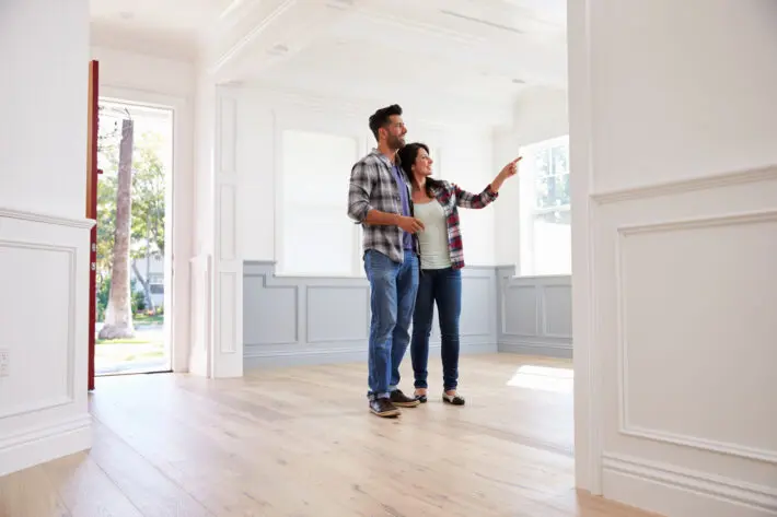 showing a home